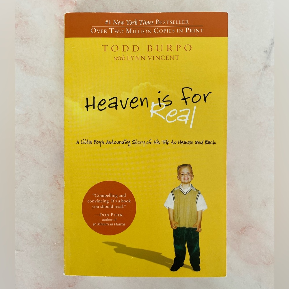 Brand New- Heaven is for Real by Todd Burpo Book